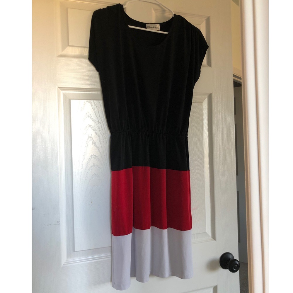 Tri Colored Dress